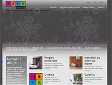 Tablet Screenshot of manu-interijer.hr